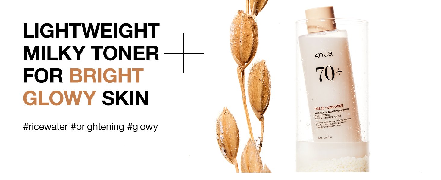 Unlock Ultimate Radiance with Korean Skincare’s Best-Kept Secret – ANUA Rice 70 Glow Milky Toner Achieve luminous glass skin the K-beauty way with this powerhouse toner packed with 70% real rice water, niacinamide, and ceramides.