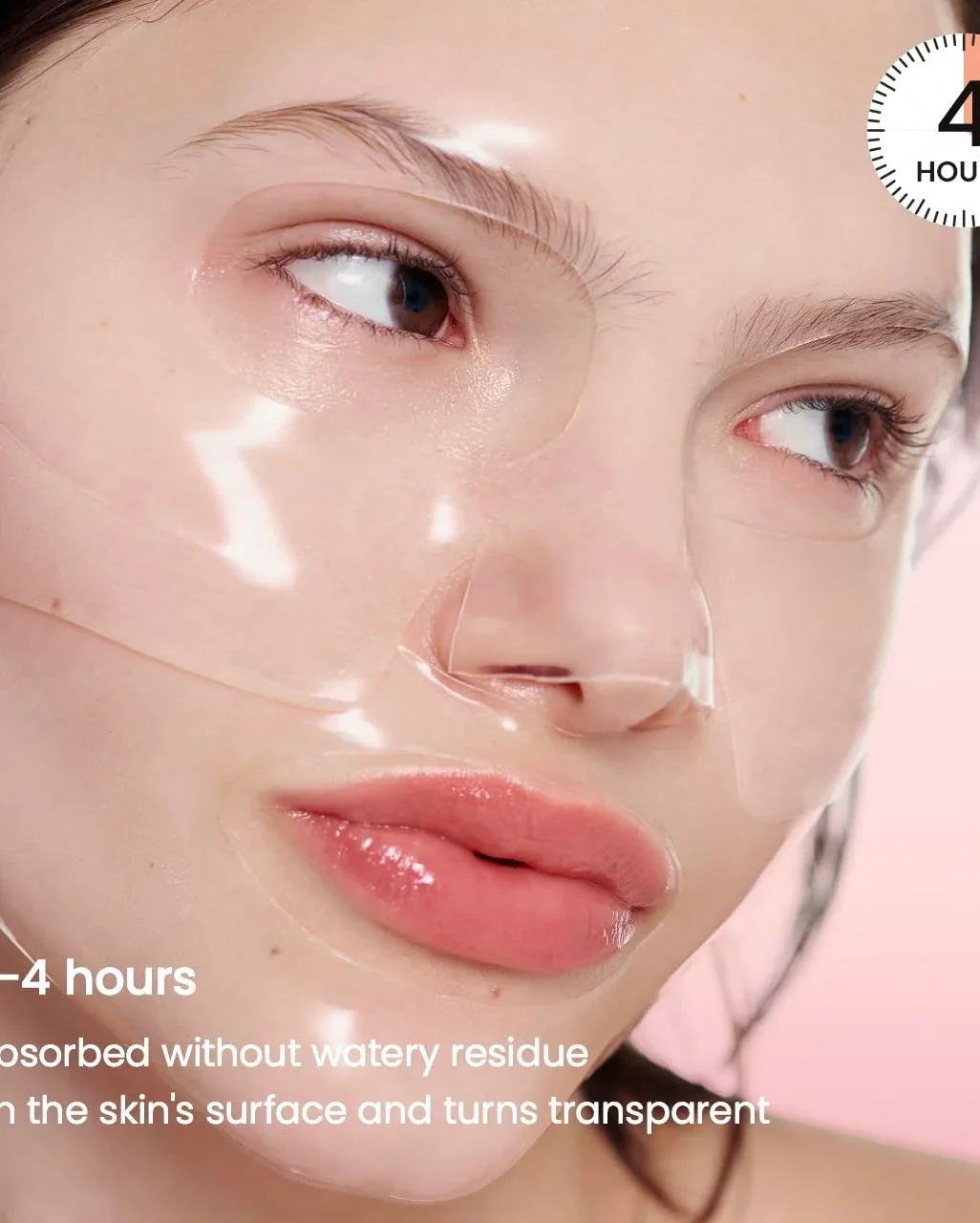 Overnight Hydrogel Sheet Mask | Pore Tightening, Deep Hydration, Anti-Aging, Radiance Boosting | 1.19 oz / Mask