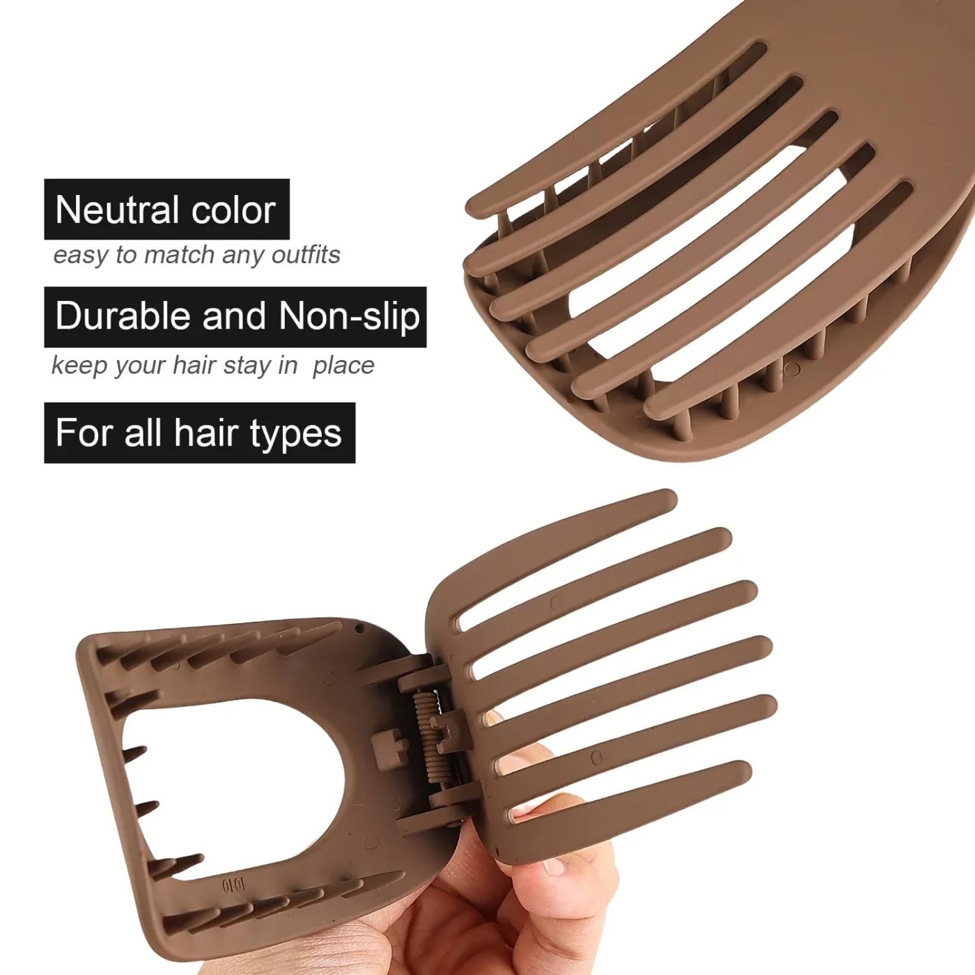 Matte Flat Hair Clips